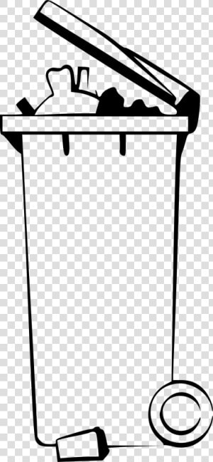 Rubbish   Rubbish Bin Drawing  HD Png Download