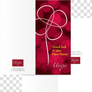 Good Luck In Your New Home   New Home Cards From Estate Agent  HD Png Download