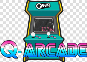 Q arcade Logo   Video Game Arcade Cabinet  HD Png Download