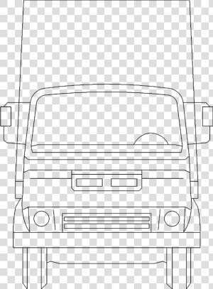 Truck 1103d View Class Mw 100 Mh 100 Pol Align Vertical   Png Draw Truck Front  Transparent Png