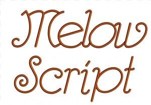 Melow Font Machine Embroidery Script Upper And Lower   Calligraphy  HD Png Download