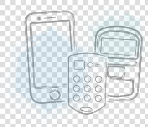 Devices Watercolor Med   Clicker Phone  HD Png Download