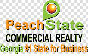 Peach State Commercial Realty Georgia Number One State  HD Png Download