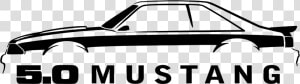 1987 93 Ford Mustang Fox Body   Mustang Fox Body Logo  HD Png Download