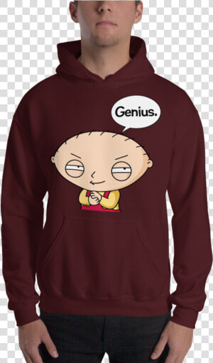 Stewart “stewie” Gilligan Griffin “genius” A Griffin   Hoodie  HD Png Download