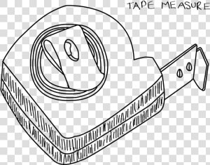 Tape Measure   Draw A Tape Measure  HD Png Download