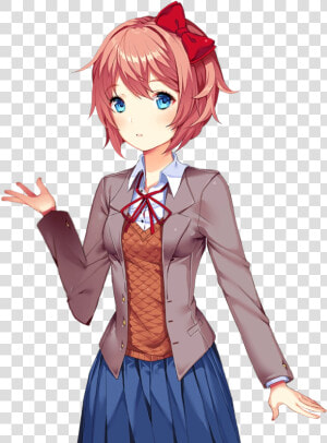 A Some Type Of Sayori Png  Idk What To Call It   Doki Doki Literature Club Sayori Sprites  Transparent Png