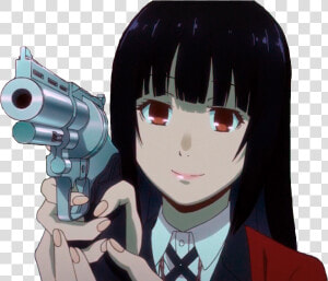 Transparent Anime Gun Png   Anime Girl With Gun Meme  Png Download