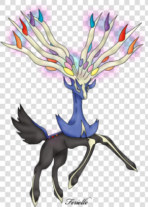 Dessin De Xerneas   Pokemon Book Xerneas  HD Png Download