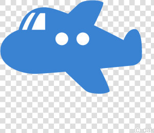 Airplane Cute Blue Plane Clipart Free Picture Transparent   Silhouette Plane Cute  HD Png Download