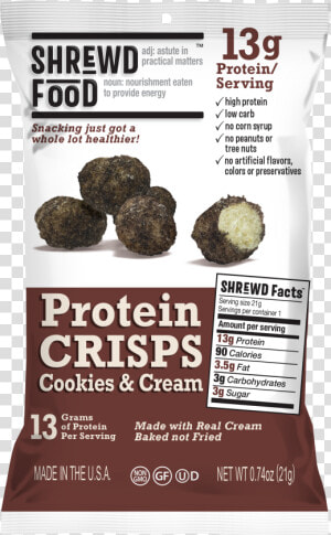 Protein Crisps   Shrewd Food Protein Crisps  HD Png Download