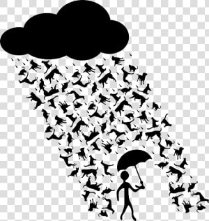 Spanish Phrases Not In Your   Clipart Raining Cats And Dogs  HD Png Download