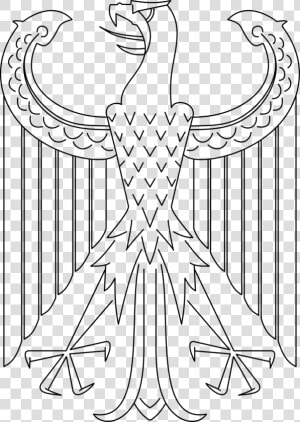 Transparent Alas Vector Png   German Imperial Eagle Drawing  Png Download