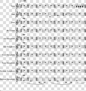 E Mc2 Sheet Music 2 Of 62 Pages   Guilty Crown Flute Sheet  HD Png Download