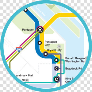 Map Icon   Yellow Line Shuttle Wmata  HD Png Download