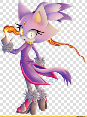 Sonic Фэндомы Blaze The Cat Sth Персонажи   Cartoon  HD Png Download