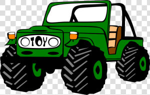 Jeep  Green  Vehicle  Transport  Automobile  Big   Jeep Clipart  HD Png Download