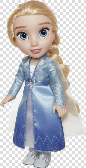 Frozen 2 Elsa Vestido De Viaje   Frozen Elsa Doll Abito  HD Png Download