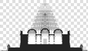 Karnataka Temple Work  HD Png Download