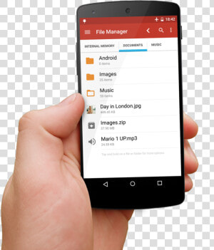 File Manager In Mobile  HD Png Download