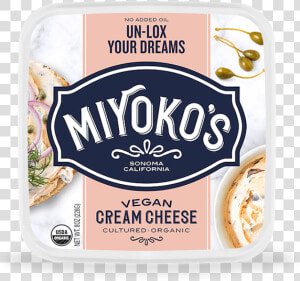 Miyoko  39 s Cream Cheese  HD Png Download