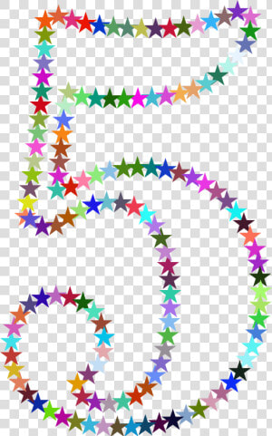 This Free Icons Png Design Of Five Stars   Png Download   Rainbow Star Number Clipart  Transparent Png