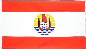 Fahnen Flagge Französisch Polynesien Tahiti 90 X 150   Tahiti Flag  HD Png Download