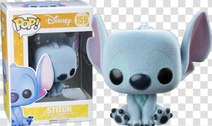 Flocked Stitch Funko Pop  HD Png Download