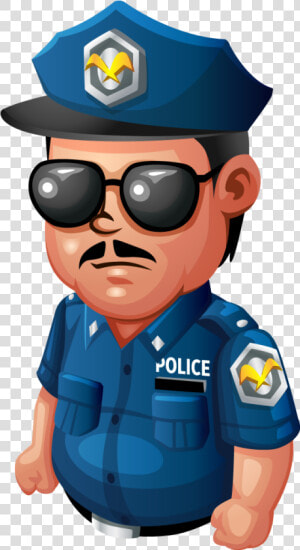 Corrupt police   Police Officer Cartoon Png  Transparent Png