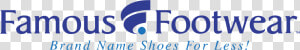 Famous Footwear Logo Png Transparent   Graphics  Png Download