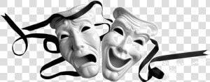 Transparent Acting Masks Clipart   Happy And Sad Mask Png  Png Download