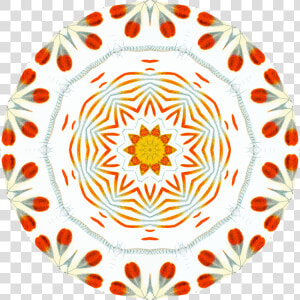 Plate serveware symmetry   Rangoli Circle Design Vector  HD Png Download