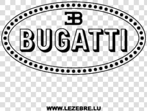 Bugatti Logo Decal   Bugatti Logo Png  Transparent Png