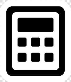 High Contrast Accessories Calculator Svg  HD Png Download