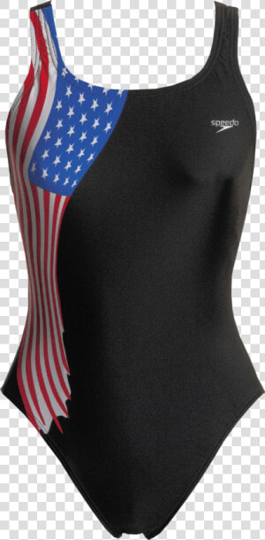 Speedo Usa Swimsuit Transparent Background Image Clothing   Flag Of The United States  HD Png Download