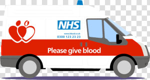 Nhs Blood Van  HD Png Download