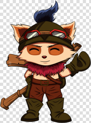 Teemo Drawing Lol Character   League Of Legends Teemo Png  Transparent Png