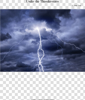 Lightning Skies   Png Download   Stormy Day  Transparent Png