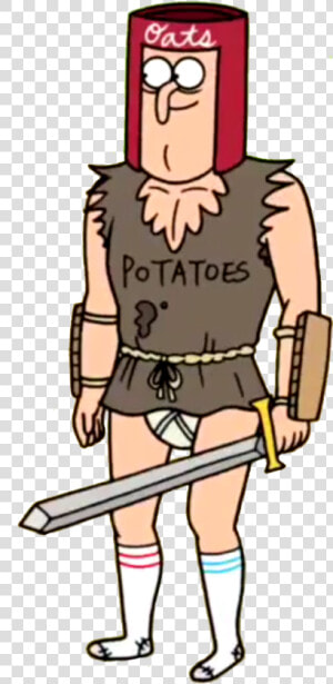 Regular Show Wiki   Regular Show Potato Knight  HD Png Download