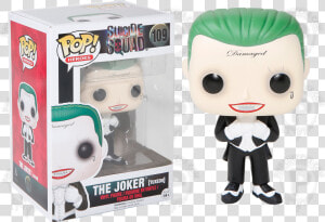 Joker Tuxedo Pop Vinyl Figure   Suicide Squad Joker Funko Pop  HD Png Download