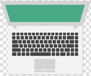 Writing The Best Research Paper   Laptop Top View Vector Png  Transparent Png