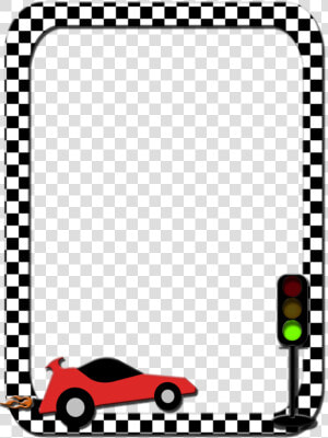 Transparent Race Flag Png   Race Car Page Border  Png Download