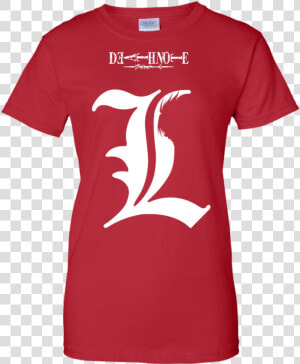 L Death Note T Shirt  amp  Hoodie   University Of Arkansas Law School Shirt  HD Png Download