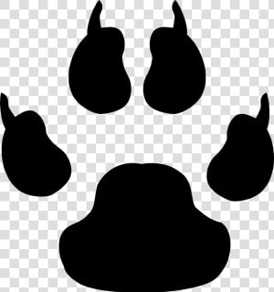 Wildcat Paw Clip Art   Cats Paw Print  HD Png Download