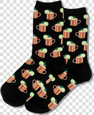 Women S Moscow Mule Crew Socks Class Slick Lazy Image   Sock  HD Png Download