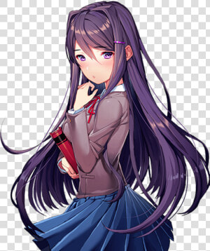  ddlc  ddlcyuri  dokidokiliteratureclub  yuri  yuridokidoki   Doki Doki Literature Club Yuri  HD Png Download