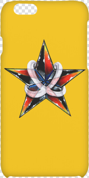 Nautical Star Projekt By Sandersk Hard Case For Iphone   Nautical Star Tattoo Designs  HD Png Download