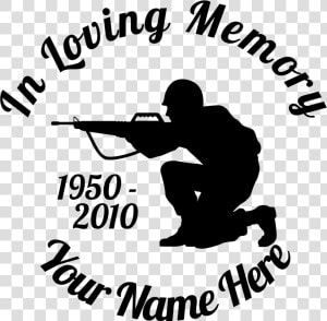 In Loving Memory Soldier Sticker   Loving Memory Of Png  Transparent Png