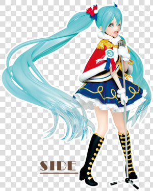 Taito Prize Hatsune Miku Winter Live Figure Lead Singer   Hatsune Miku Winter Live Figure  HD Png Download