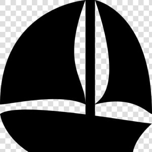 Sailboat Silhouette Png   Transparent Sailboat Silhouette Clip Art  Png Download